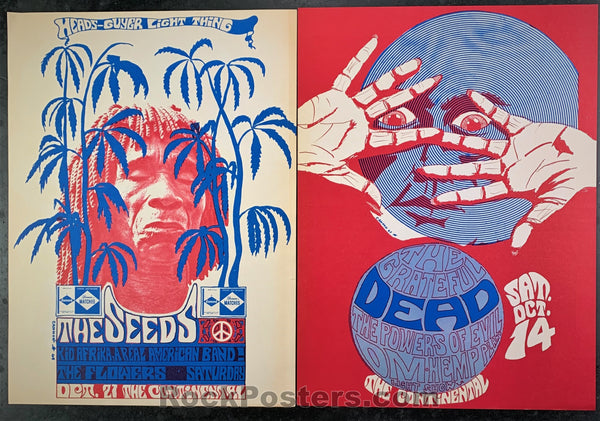 AUCTION - Grateful Dead - Guru Newspaper - 1967 Continental Posters - Santa Clara - Excellent and Near  Mint