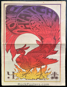 AUCTION - Psychedelic - Haight Ashbury Maverick Number Five 1967 - Underground Newspaper  - Very Good