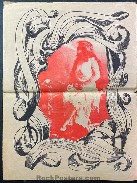 AUCTION - Haight Ashbury Tribune - Volume 1 Number 7 - 1967 - Underground Newspaper - Very Good