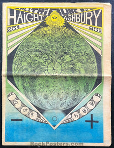 AUCTION - Haight Ashbury Tribune - Volume 1 Number 7 - 1967 - Underground Newspaper - Very Good