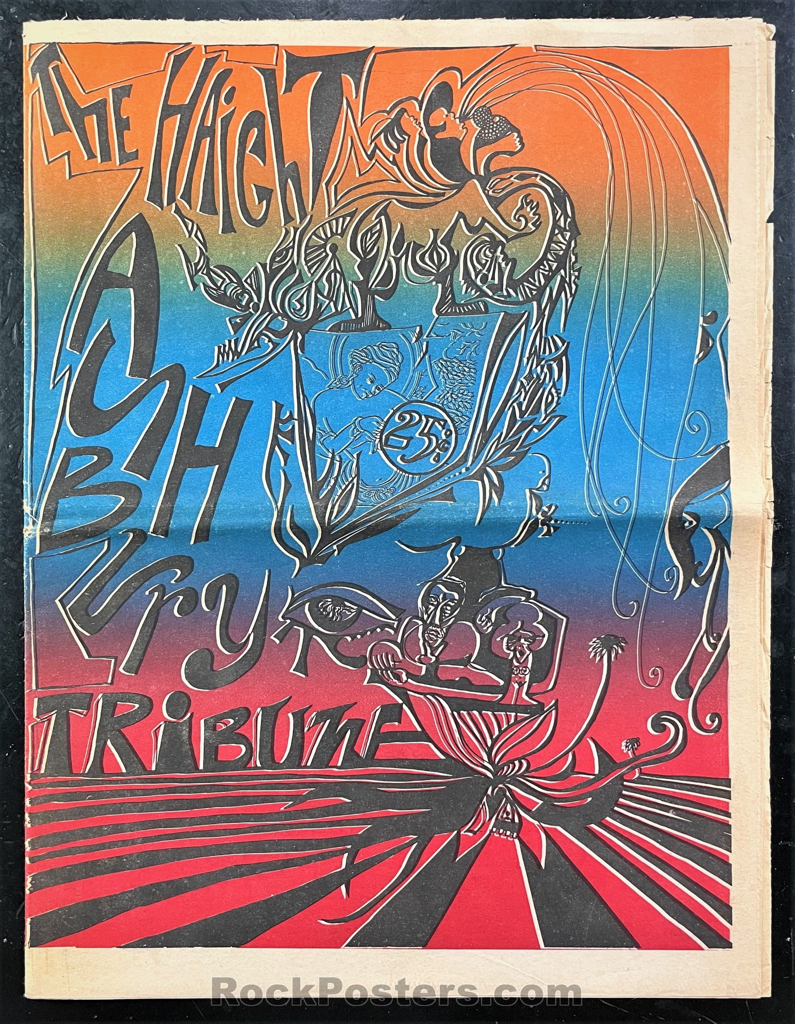 AUCTION - The Haight Ashbury Tribune 1967 - Underground Newspaper - Excellent