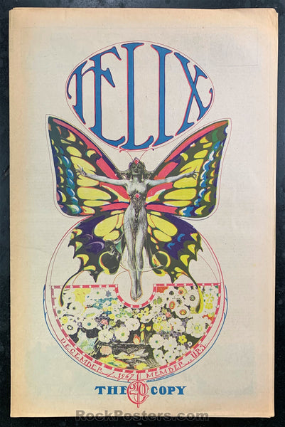 AUCTION - Psychedelic - The Helix Seattle Number 17 - 1967 Underground Newspaper - Near Mint Minus