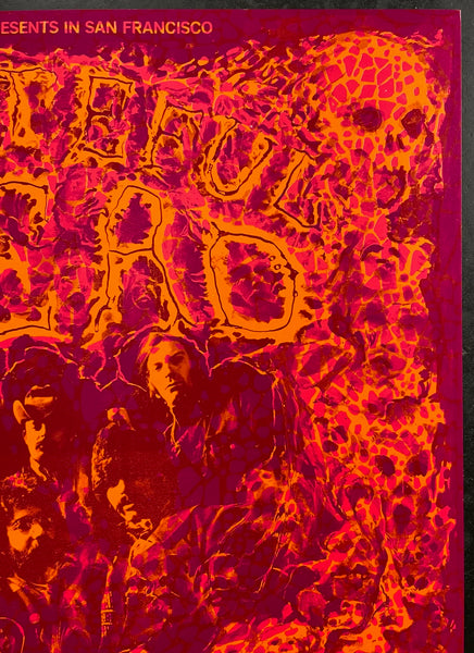 AUCTION - BG-162 - The Grateful Dead - 1969 Poster - Fillmore Auditorium - Near Mint