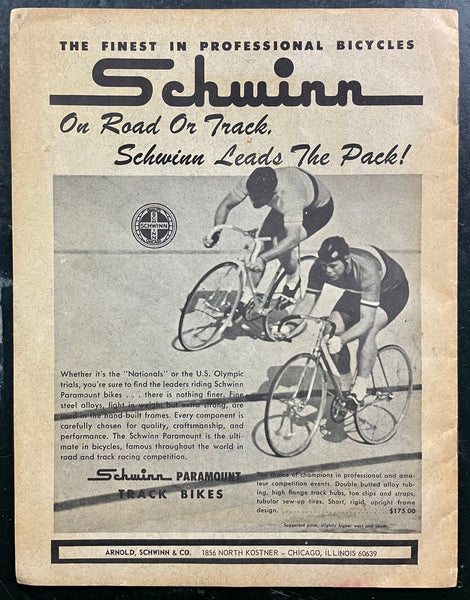 AUCTION - AOR 2.186 - Grateful Dead -  1966 Program - Pescadero Bicycle Race - Excellent