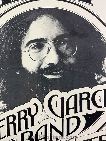 AUCTION - Jerry Garcia Band - Randy Tuten Signed - 1978 Poster - San Rafael - Very Good