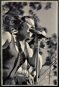 AOR 2.341 - Janis Joplin Live - 1968 Concert Photo - Nor Cal Folk-Rock Fest - Near Mint