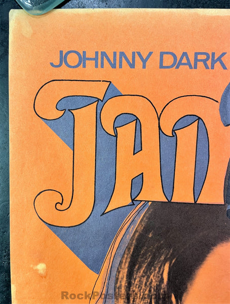 AUCTION - Janis Joplin & Her Band - 1969 Poster - Wichita, KS  - Very Good
