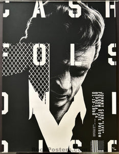 AUCTION - Johnny Cash - Folsom Prison - Commemorative - Silkscreen Poster - Matt Ryan Tobin - Mint