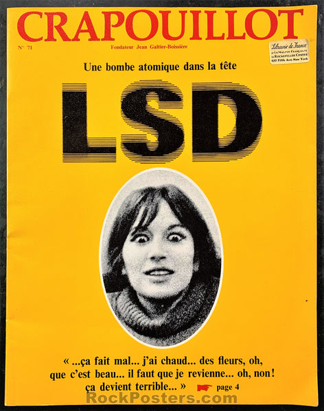 AUCTION - LSD - 1966 French Magazine - Near Mint Minus