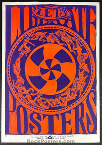 AUCTION - Let's Liberate Posters - 1967 Headshop Poster - Near Mint Minus