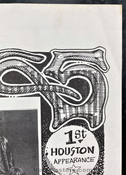 AUCTION - MC5 - Houston Texas - 1970 Poster - Excellent
