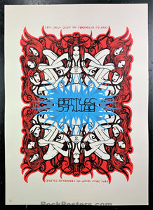 Malleus - Battles  - 2007 Poster - Signed & Numbered  - Milano -  Near Mint Minus