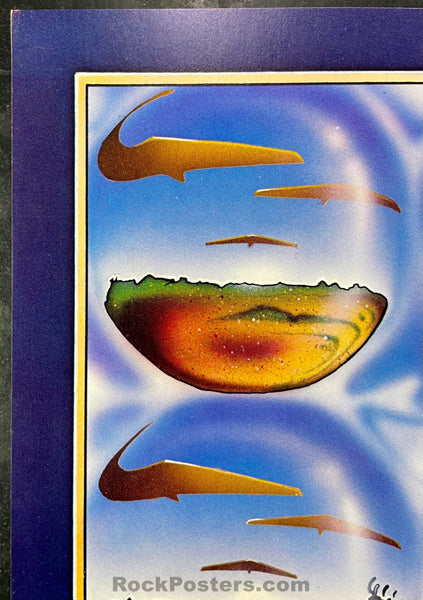 AUCTION - BGP - Paul McCartney & Wings - 1976 Poster - Alton Kelley Double Signed - Cow Palace - Near Mint Minus