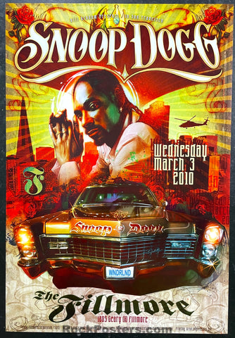 NF-1043 - Snoop Dog - 2004 Poster - The Fillmore - Near Mint