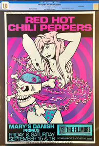 NF-115 - Red Hot Chili Peppers - Frank Kozik - 1989 Poster - Fillmore Auditorium - CGC Graded 10 Gem Mint