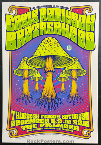 NF-1451 - Chris Robinson Brotherhood - 2016 Poster - The Fillmore - Excellent