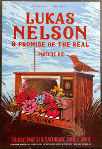 NF-1644 - Lukas Nelson - Promise Of A Real - 2019 Poster - The Fillmore  - Near Mint