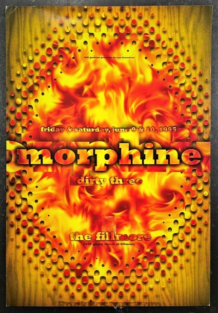 NF-192 - Morphine - 1995 Poster - The Fillmore  - Excellent