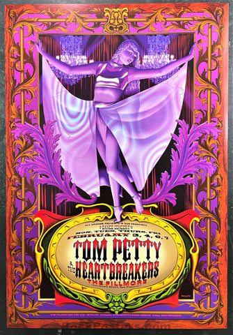 NF-255 - Tom Petty and The Heartbreakers - Jim Phillips - 1997 Poster - Fillmore Auditorium - Near Mint