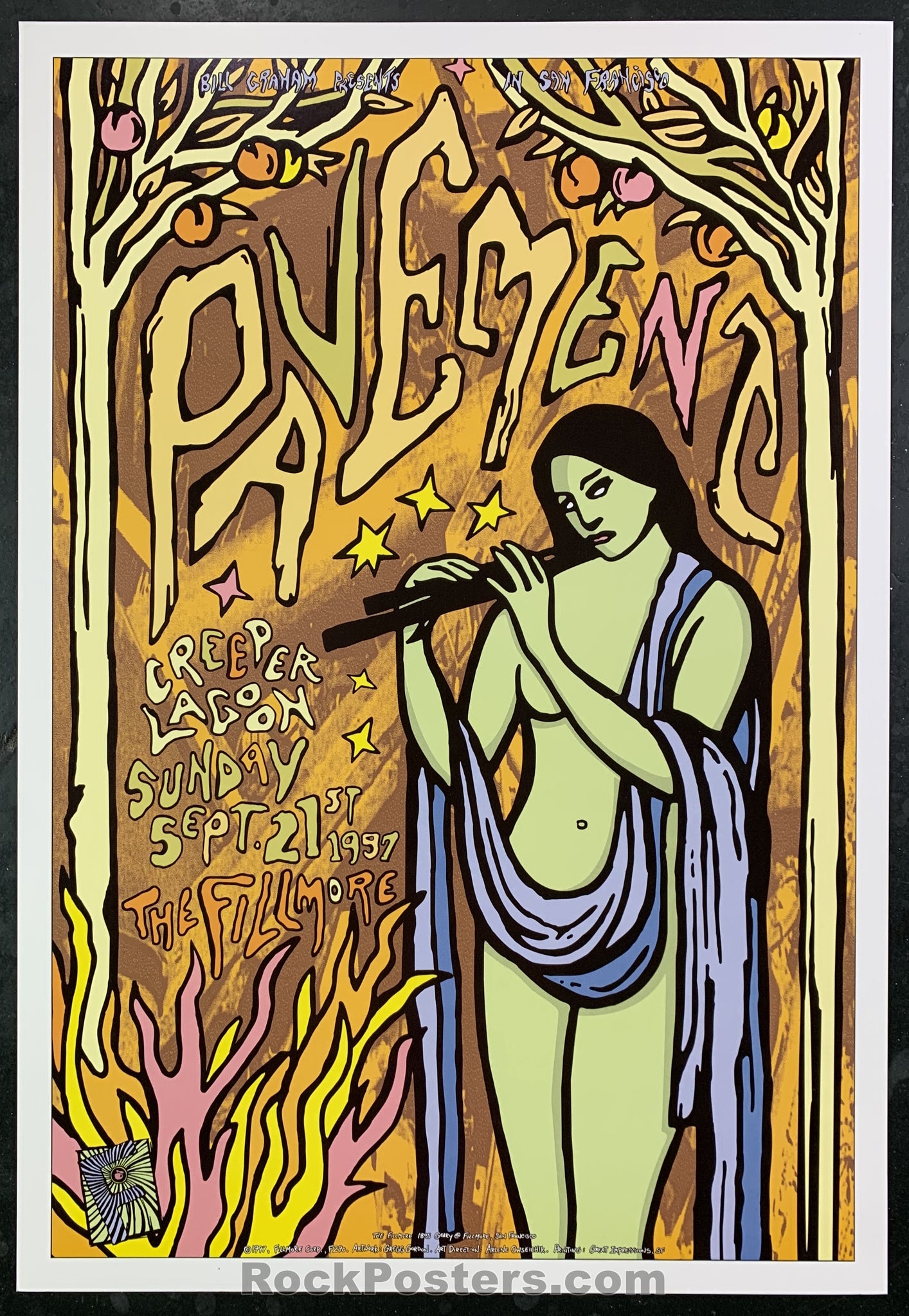 NF-290 - Pavement - 1997 Poster - The Fillmore - Near Mint Minus