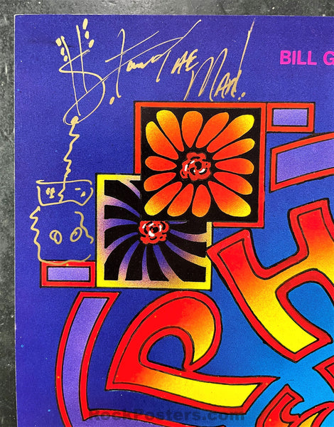 AUCTION - NF-317 - Phil Lesh & Friends - Weir & Lesh Signed - 1998 Poster - The Fillmore - Near Mint Minus