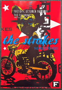 NF-483 - The Strokes - 2001 Poster - The Fillmore - Near Mint Minus