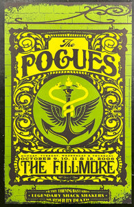 NF-813 - The Pogues - 2006 Poster - The Fillmore - Near Mint Minus