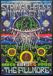 NF-369 - String Cheese Incidint - 1999 Poster - Fillmore Auditorium - Near Mint