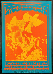 AUCTION - Neon Rose 14 - Sparrow - 1967 Concert Poster - Matrix - Excellent