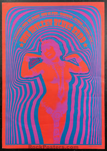 AUCTION - Neon Rose 2 - Steve Miller Band - Moscoso - 1967 Poster - Matrix - Very Good