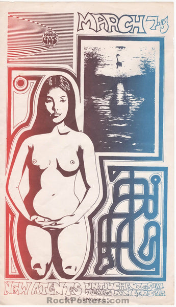 AUCTION - Vulcan Gas - New Atlantis - 1969 Handbill - Excellent