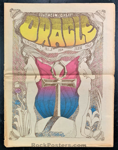 AUCTION - So. Cal. Oracle Number 3 -  Psychedelic 1967 - Underground Newspaper - Excellent
