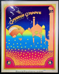 AUCTION - AOR 3.64 - Orange Groove 1968 - Bob Fried Poster - Costa Mesa - Excellent