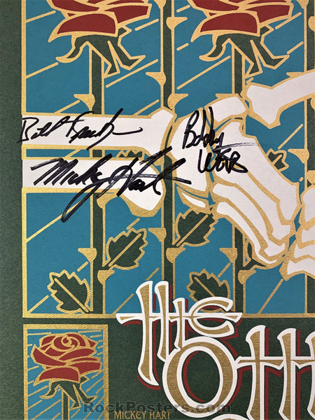 AUCTION - Grateful Dead - Other Ones Band Signed 2002 Silkscreen Poster - Condition - Near Mint