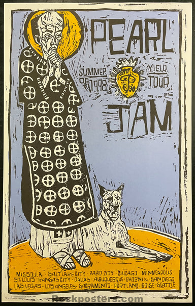 Auction - Pearl Jam - Ames Design - Yield Summer Tour '98 - Near