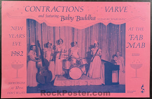 PK-20 - Contractions - 1982 New Years Eve Flyer - Mabuhay Gardens - Excellent