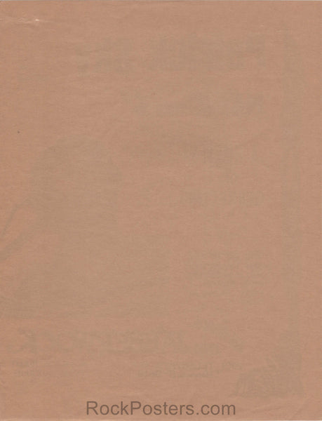 AUCTION - Jabberwock - Folk Concert - 1966 Handbill - Berkeley - Excellent