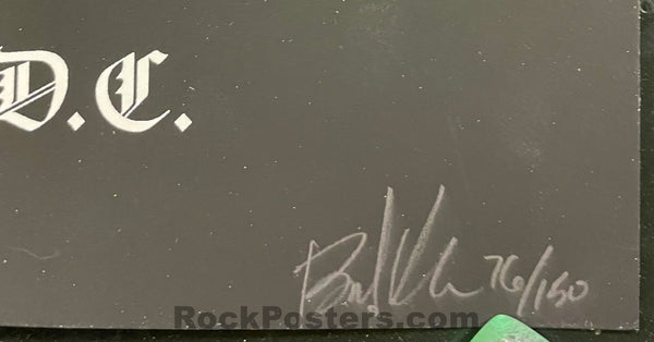 AUCTION - Pearl Jam - Washington DC '06 - Brad Klausen - 1st Edition Silkscreen - Signed & Numbered - Near Mint