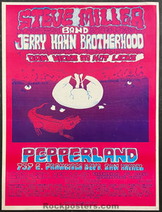 AUCTION - Steve Miller - 1970 Poster - Pepperland - Excellent