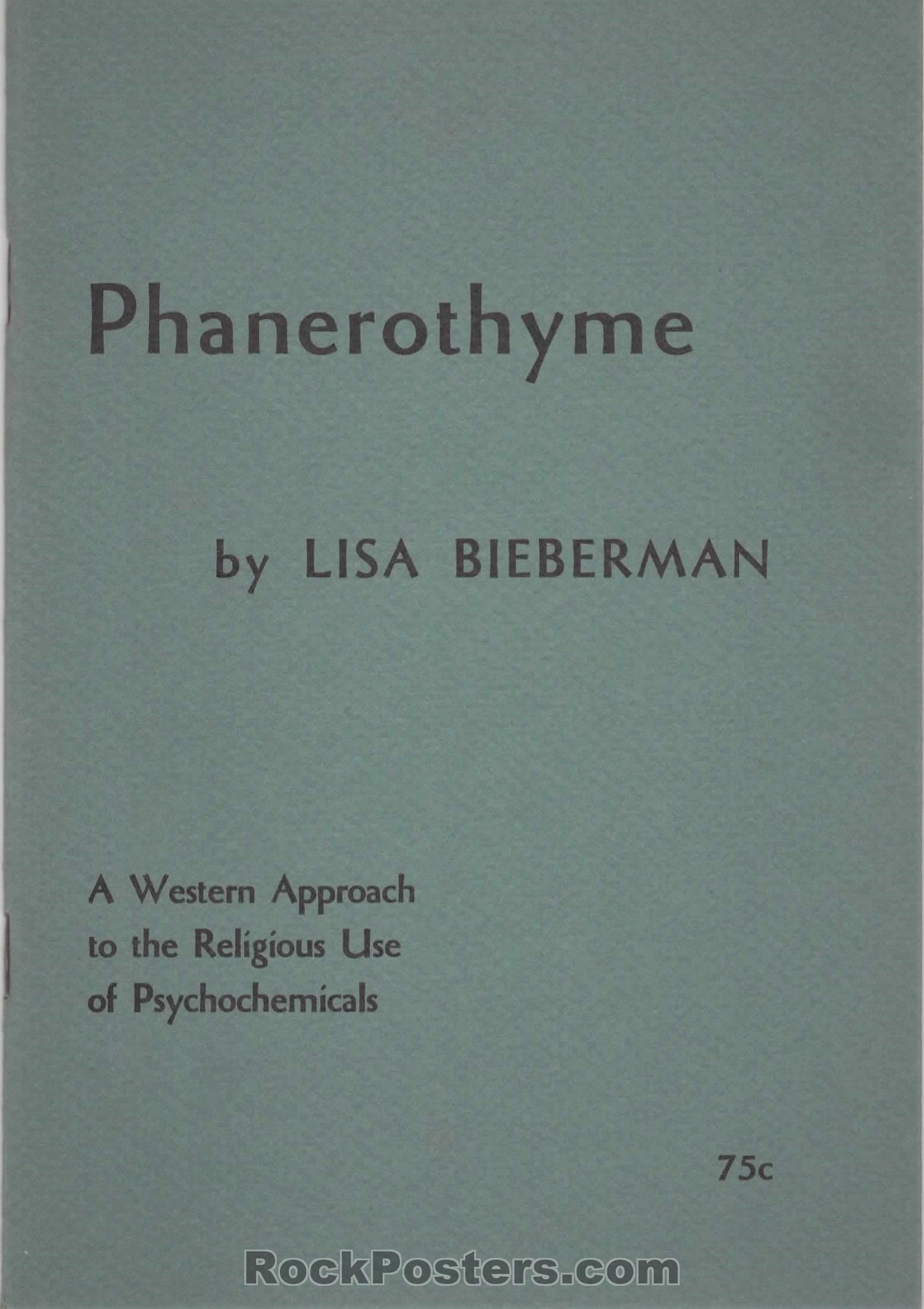 AUCTION - LSD 1968 - Essay Psychochemicals Booklet - Near Mint
