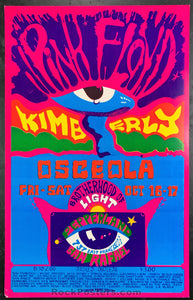 AUCTION - Pink Floyd - 1970 Poster - Pepperland - San Rafael CA - Very Good