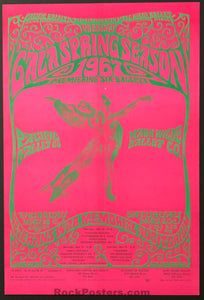 Auction - Psychedelic Pacific Ballet - San Francisco - Bob Schnepf 1967 Poster - Near Mint