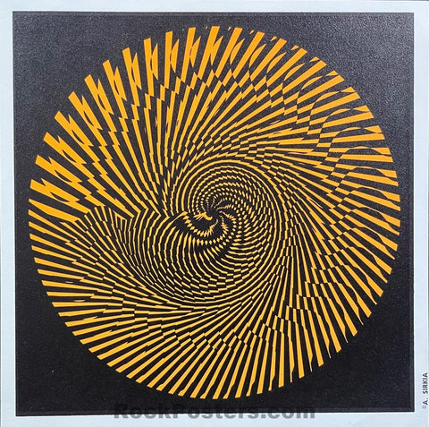 AUCTION - Psychedelic Op Art - 1967 Handbill - Near Mint Minus