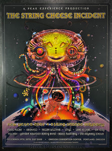 AMR 222.1 - String Cheese Incident - 2000 NYE Poster - Oregon Convention Center - Near Mint Minus