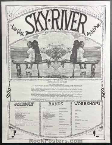 AUCTION - Sky River - 1970 Prospectus Poster - WA State - Excellent