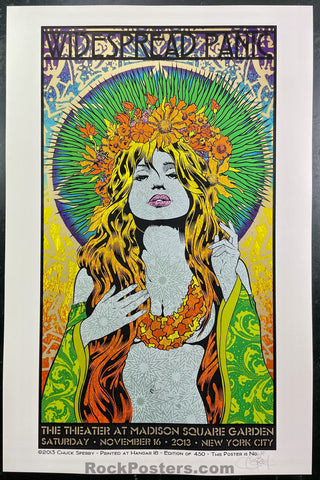 AUCTION - Chuck Sperry - Widespread Panic - NYC '13 - Artist Proof - Madison Square Garden - Mint