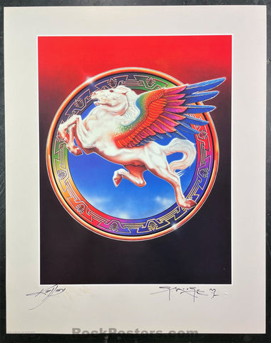 AUCTION - AOR-4.278 - Steve Miller - Book of Dreams - Mouse Kelley Signed Poster - Near Mint 
