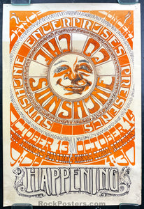 AUCTION - The Sunshine Co. - 1967 Poster - Happening Seattle - Very Good
