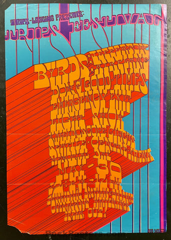 AUCTION - Trips Festival - Bob Masse - 1967 Poster - Seattle - Good